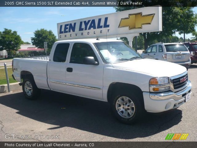 2005 GMC Sierra 1500 SLT Extended Cab 4x4 in Summit White