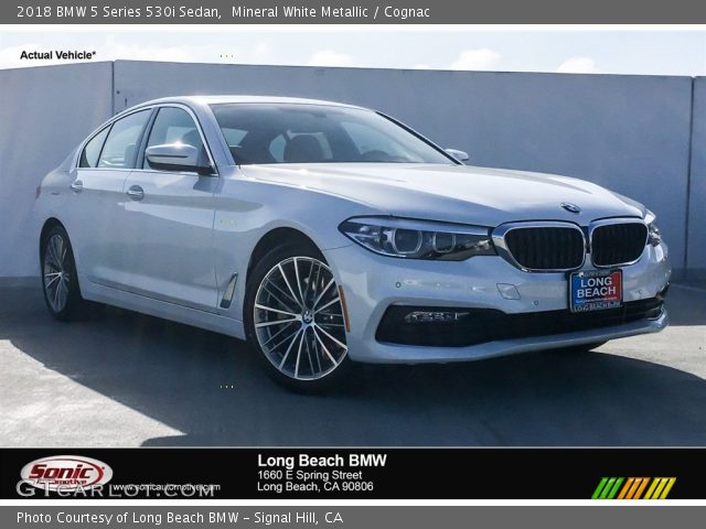 2018 BMW 5 Series 530i Sedan in Mineral White Metallic
