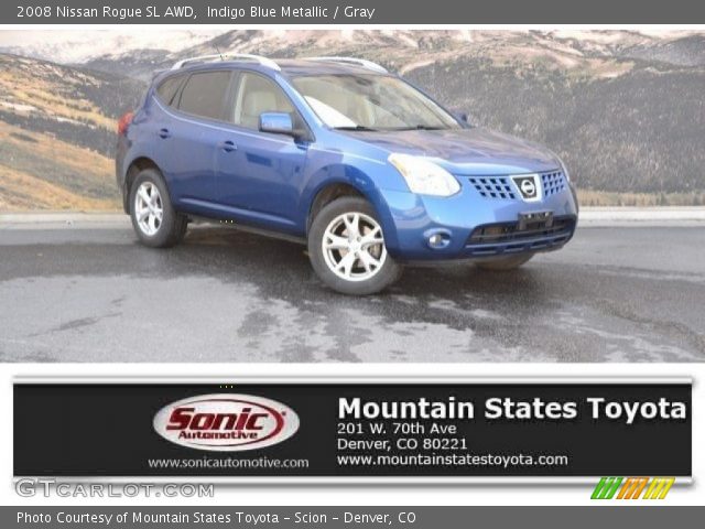 2008 Nissan Rogue SL AWD in Indigo Blue Metallic