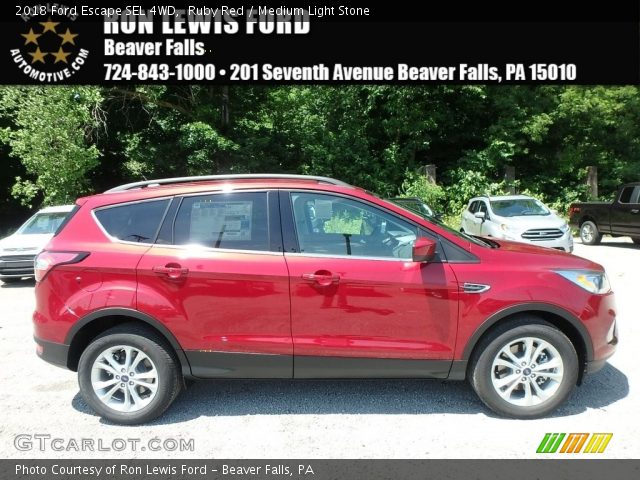 2018 Ford Escape SEL 4WD in Ruby Red