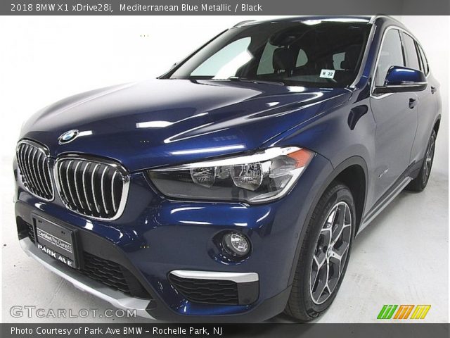2018 BMW X1 xDrive28i in Mediterranean Blue Metallic