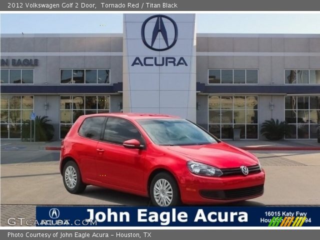 2012 Volkswagen Golf 2 Door in Tornado Red