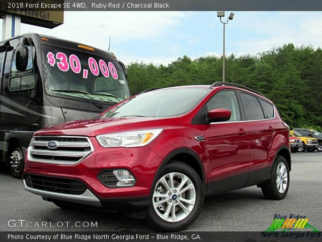 2018 Ford Escape SE 4WD in Ruby Red
