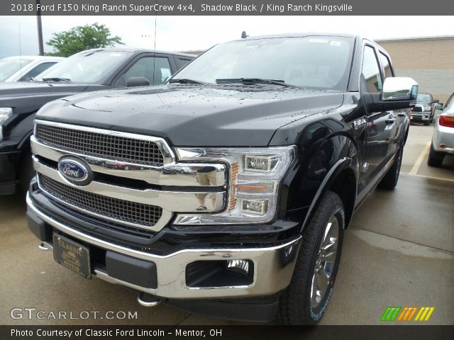 2018 Ford F150 King Ranch SuperCrew 4x4 in Shadow Black