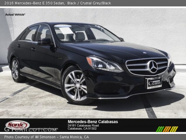 2016 Mercedes-Benz E 350 Sedan in Black