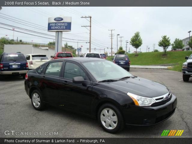 2008 Ford Focus S Sedan in Black