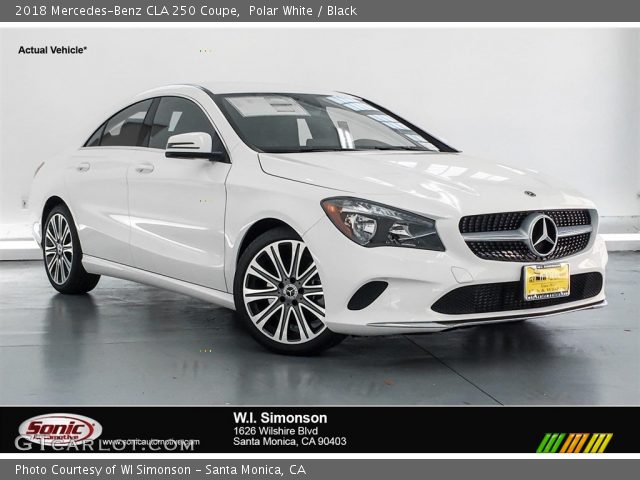 2018 Mercedes-Benz CLA 250 Coupe in Polar White