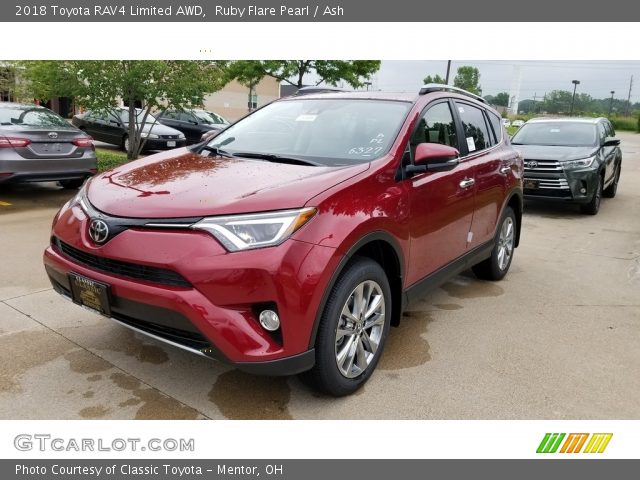 2018 Toyota RAV4 Limited AWD in Ruby Flare Pearl