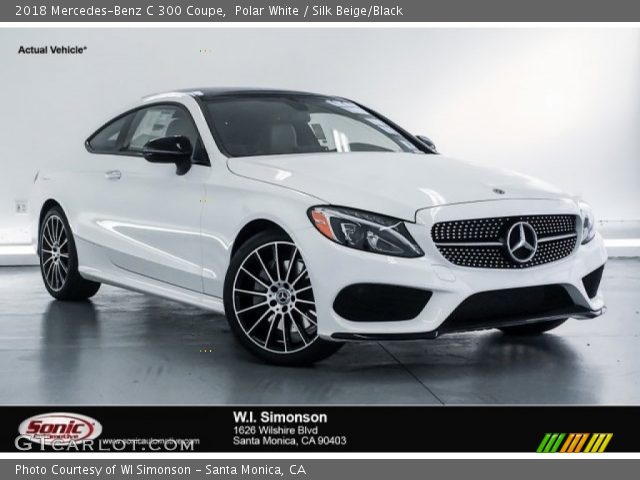 2018 Mercedes-Benz C 300 Coupe in Polar White