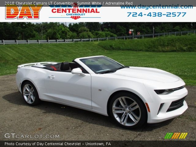 2018 Chevrolet Camaro LT Convertible in Summit White