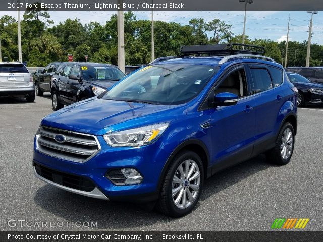 2017 Ford Escape Titanium in Lightning Blue