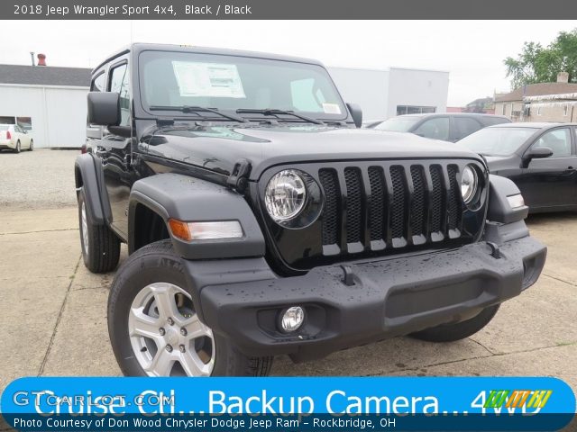 2018 Jeep Wrangler Sport 4x4 in Black