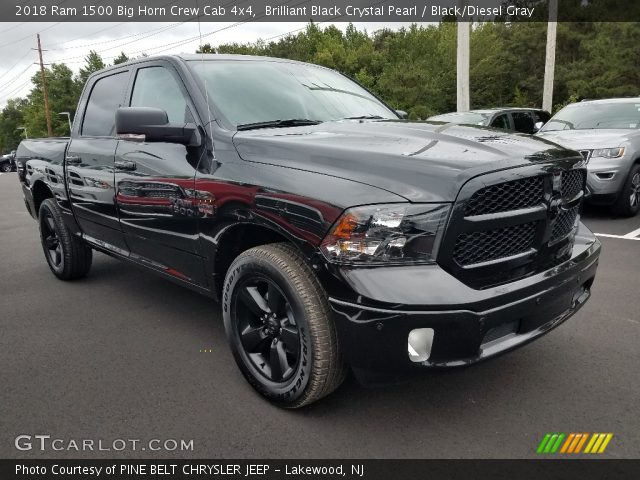 2018 Ram 1500 Big Horn Crew Cab 4x4 in Brilliant Black Crystal Pearl