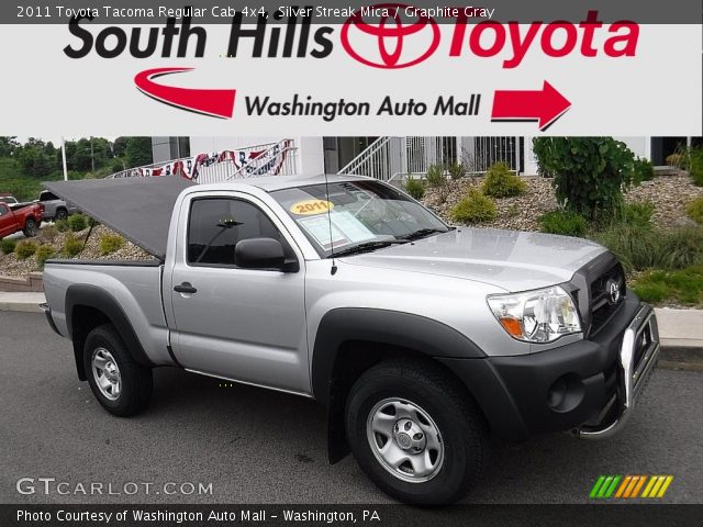 2011 Toyota Tacoma Regular Cab 4x4 in Silver Streak Mica