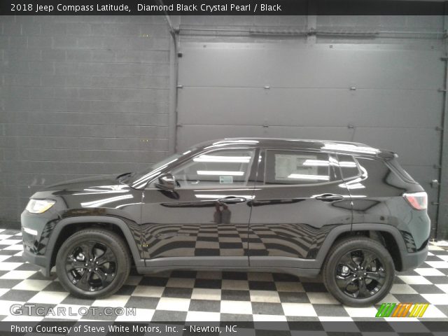 2018 Jeep Compass Latitude in Diamond Black Crystal Pearl