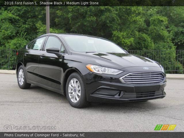 2018 Ford Fusion S in Shadow Black