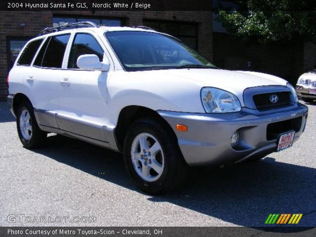 2004 Hyundai Santa Fe GLS in Nordic White