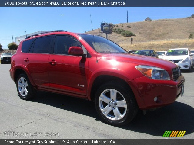 2008 Toyota RAV4 Sport 4WD in Barcelona Red Pearl