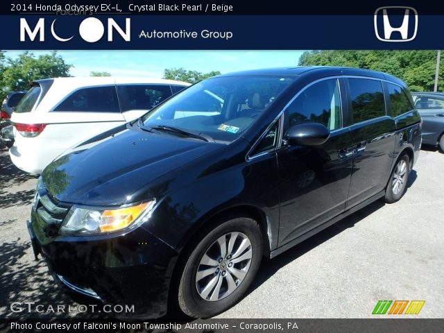 2014 Honda Odyssey EX-L in Crystal Black Pearl
