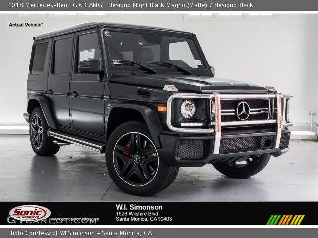 2018 Mercedes-Benz G 63 AMG in designo Night Black Magno (Matte)