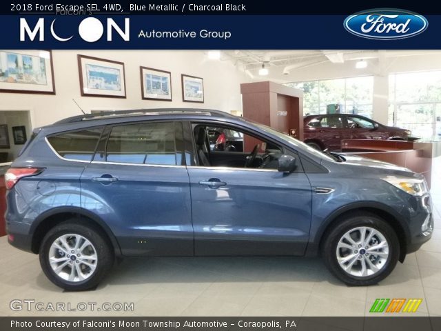 2018 Ford Escape SEL 4WD in Blue Metallic
