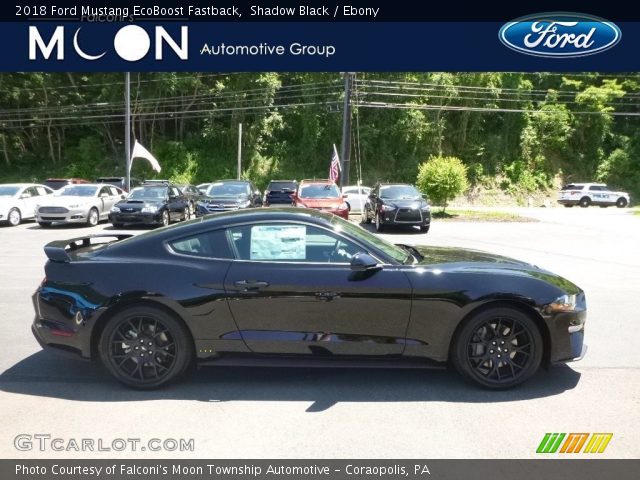 2018 Ford Mustang EcoBoost Fastback in Shadow Black