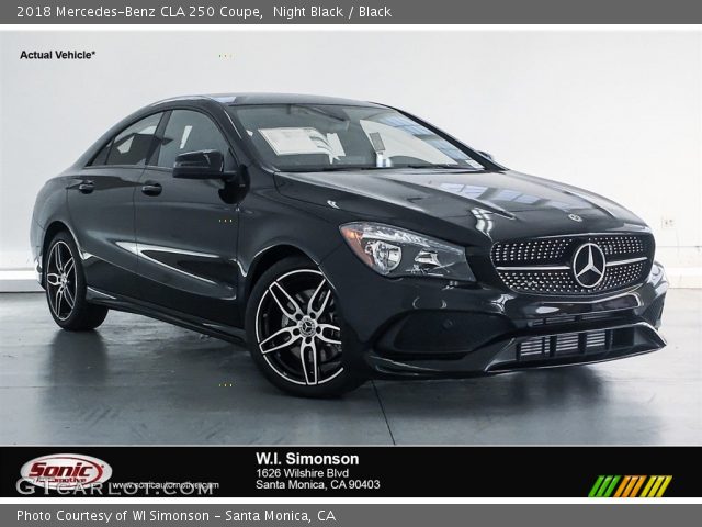 2018 Mercedes-Benz CLA 250 Coupe in Night Black