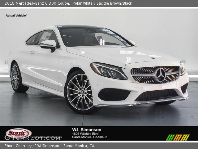 2018 Mercedes-Benz C 300 Coupe in Polar White