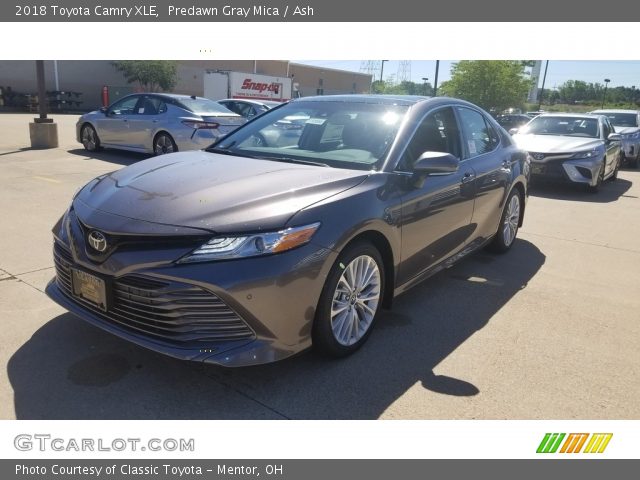 2018 Toyota Camry XLE in Predawn Gray Mica