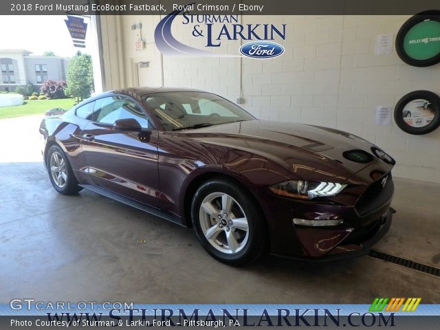 2018 Ford Mustang EcoBoost Fastback in Royal Crimson