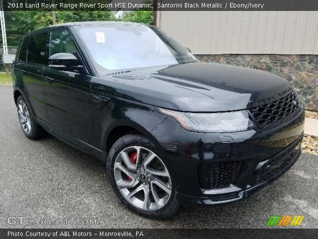 2018 Land Rover Range Rover Sport HSE Dynamic in Santorini Black Metallic