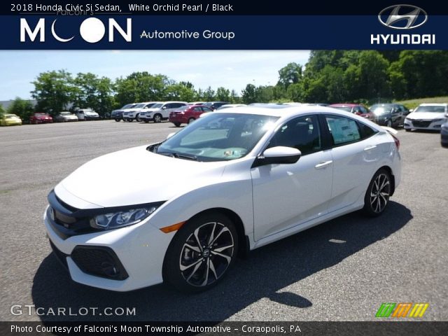 2018 Honda Civic Si Sedan in White Orchid Pearl