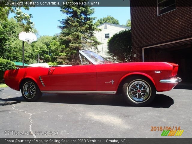 1964 Ford Mustang Convertible in Rangoon Red