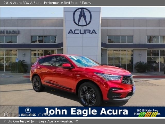 2019 Acura RDX A-Spec in Performance Red Pearl