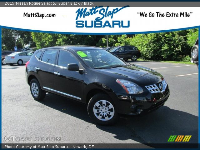 2015 Nissan Rogue Select S in Super Black