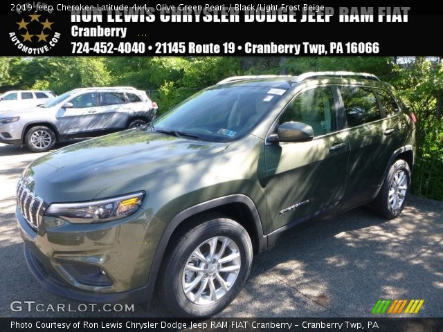 2019 Jeep Cherokee Latitude 4x4 in Olive Green Pearl