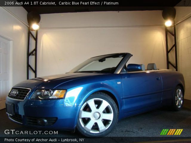 2006 Audi A4 1.8T Cabriolet in Caribic Blue Pearl Effect