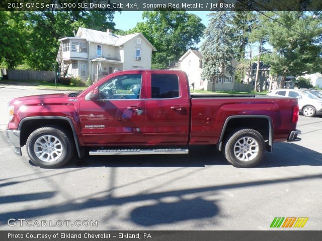 2015 GMC Sierra 1500 SLE Double Cab 4x4 in Sonoma Red Metallic