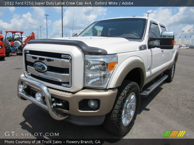2012 Ford F250 Super Duty Lariat Crew Cab 4x4 in Oxford White