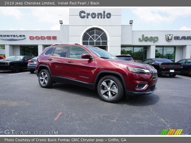 2019 Jeep Cherokee Limited in Velvet Red Pearl