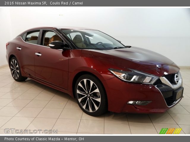 2016 Nissan Maxima SR in Coulis Red