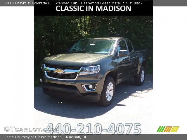 2018 Chevrolet Colorado LT Extended Cab in Deepwood Green Metallic