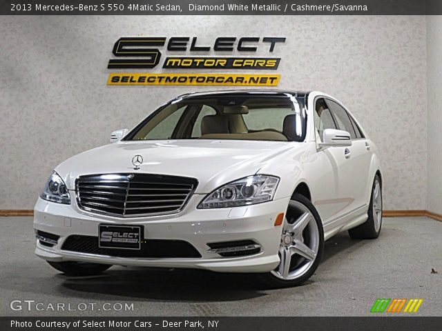 2013 Mercedes-Benz S 550 4Matic Sedan in Diamond White Metallic