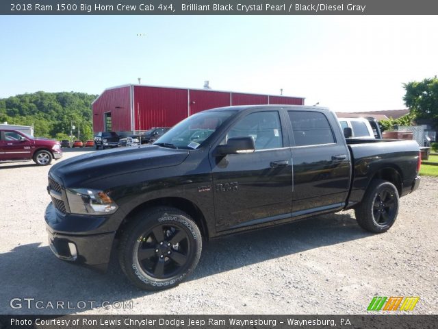 2018 Ram 1500 Big Horn Crew Cab 4x4 in Brilliant Black Crystal Pearl