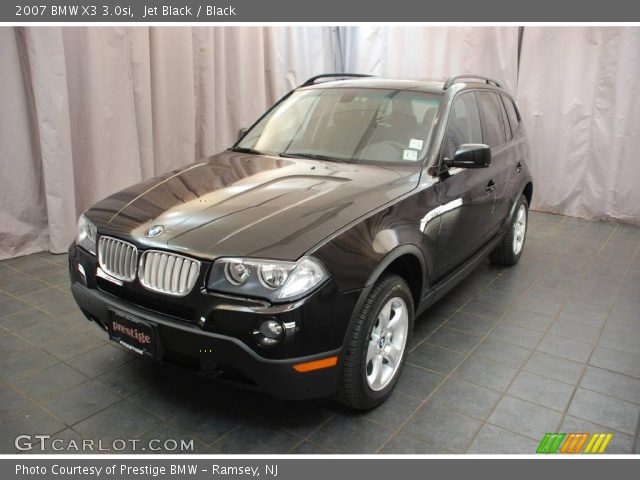 2007 BMW X3 3.0si in Jet Black