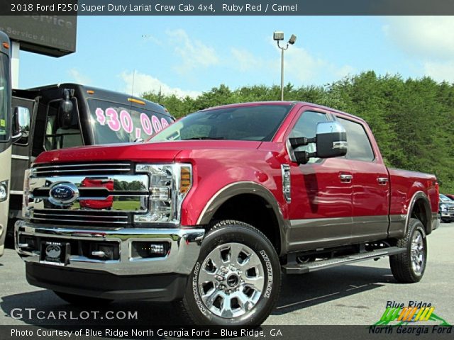 2018 Ford F250 Super Duty Lariat Crew Cab 4x4 in Ruby Red