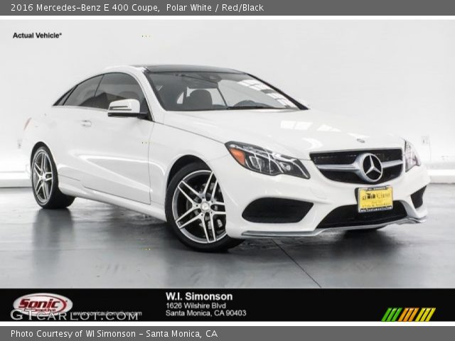 2016 Mercedes-Benz E 400 Coupe in Polar White