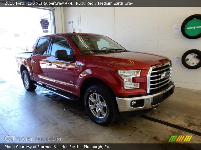 2016 Ford F150 XLT SuperCrew 4x4 in Ruby Red