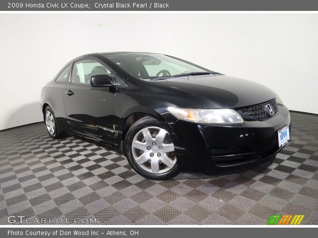 2009 Honda Civic LX Coupe in Crystal Black Pearl