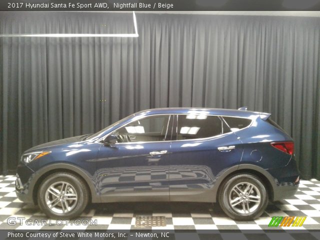 2017 Hyundai Santa Fe Sport AWD in Nightfall Blue